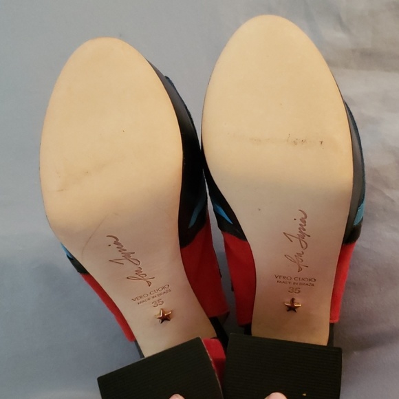 Isa Tapia Multicolor Platform Sandals - Picture 3 of 5